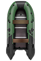 Лодка Ривьера Компакт 3200 СК комби зеленый/черный