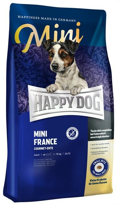 Happy Dog Sensible MINI FRANCE для собак мелких пород с чувствительным пищеварением с уткой, 800гр