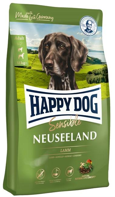 Happy Dog Sensible NEUSEELAND для привередливых собак средних и крупных пород с ягненком и рисом, 12,5кг