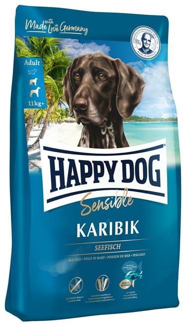 Happy Dog Sensible KARIBIK для собак с чувствительным пищеварением с морской рыбой, 11кг