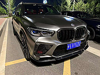 Карбоновая губа переднего бампера для BMW X5 M F95