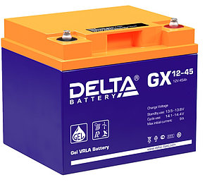 Аккумулятор Delta GX12-45 (12В, 45Ач), фото 2