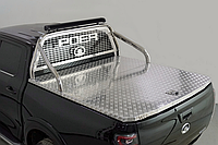 Защита кузова и заднего стекла (для крышки) 75х42 мм со светодиодной фарой ТСС для Great Wall POER 2.0TD 4WD