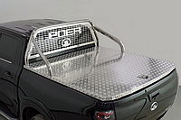 Защита кузова и заднего стекла (для крышки) 75х42 мм ТСС для Great Wall POER 2.0TD 4WD 2021-