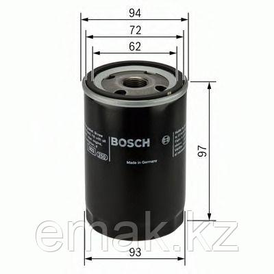BOSCH Фильтр масляный (накручивающийся)(P3333) Mazda MPV 2.5-3.0 99-06, Tribute 3.0 >01, 6 3.0 - фото 1 - id-p108998193