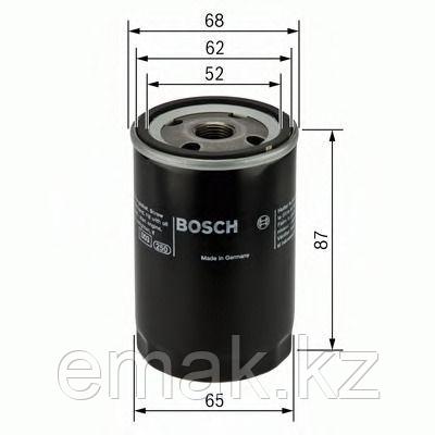 BOSCH Фильтр масляный (накручивающийся)(P2060) Nissan Micra 1.3i 16V (92-) Primera 2.0i 16V (10.90-) - фото 1 - id-p108998199