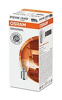 OSRAM ORIGINAL LINE Лампа накаливания P21W [24V 21W] BA15s (Картонная)