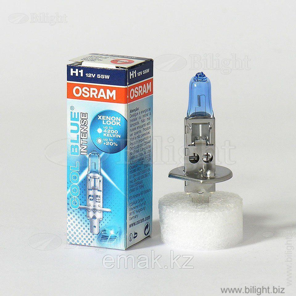 OSRAM COOL BLUE INTENSE Лампа галогенная H1 [12V 55W] P14.5s (Картонная) - фото 1 - id-p108998943
