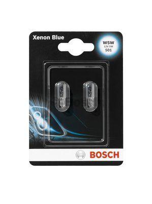 BOSCH Лампа накаливания XENON BLUE W5W (Блистер 2 шт.) - фото 1 - id-p108998962