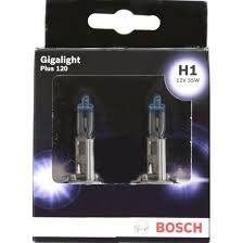 BOSCH Лампа накаливания GIGALIGHT PLUS 120 H1 [12V 55W] (DP/двойная коробка) - фото 1 - id-p108999006