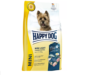 Happy Dog Fit and Vital MINI LIGHT LOW FAT для собак мелких пород склонных к избыточному весу, 800гр