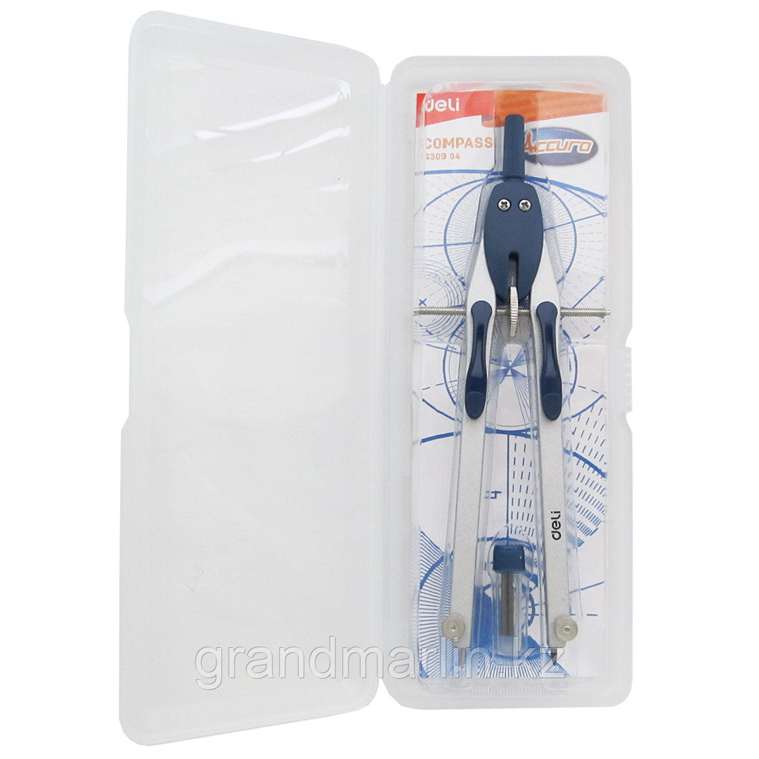 Циркуль Deli в футляре, фото 1