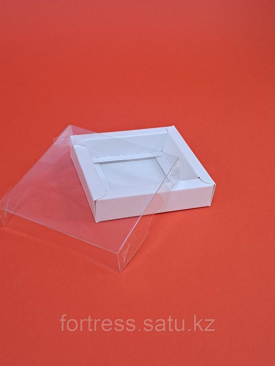 Коробка белая внешний размер 9*9*2см(7*7*2)внутренний размер. Бортики 1 см - фото 3 - id-p93709851