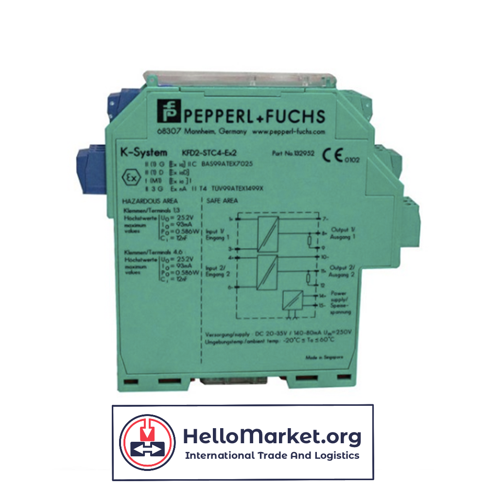 Индуктивный бесконтактный выключатель Pepperl Fuchs KFD2-STC4-Ex2