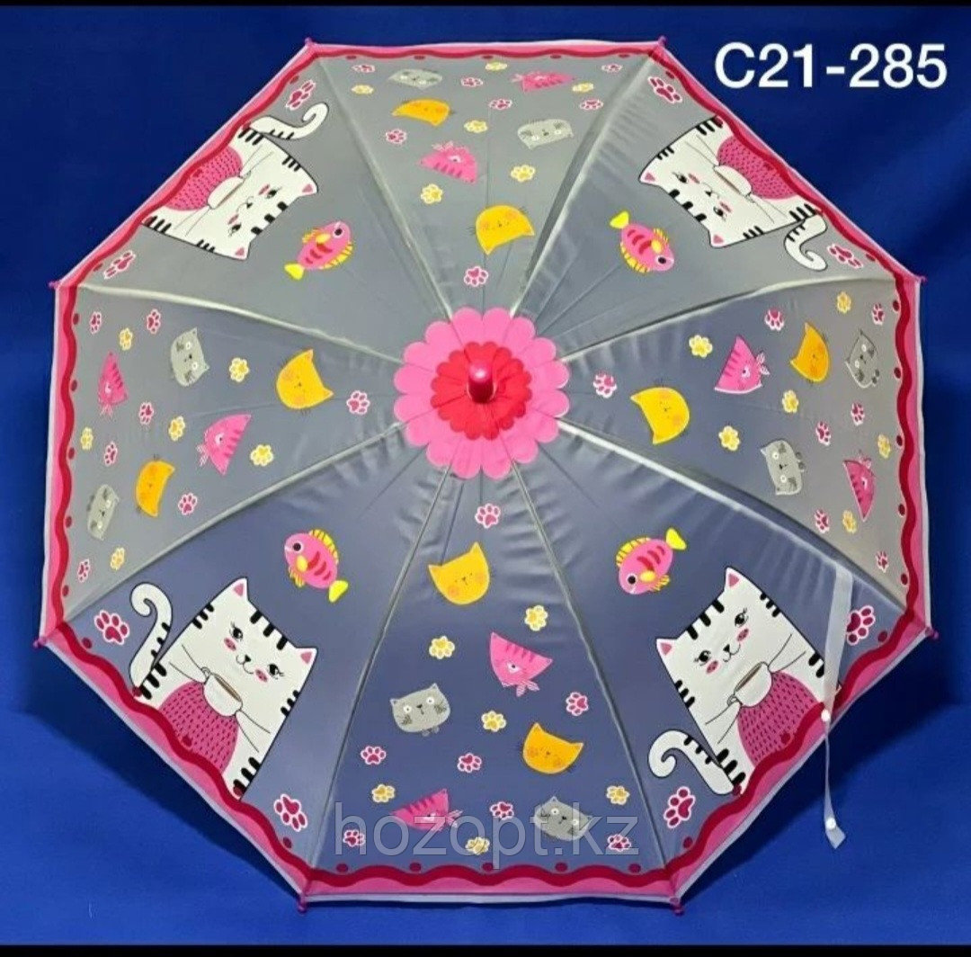 Зонт детский матовый Мультики, пират и тд (C21-285) - фото 1 - id-p99426689
