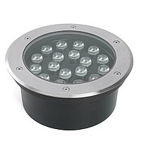 Светодиодный светильник тротуарный (грунтовый) Feron SP2804, 20W, AC/DC12V, низковольтный, 3000K, металлик,