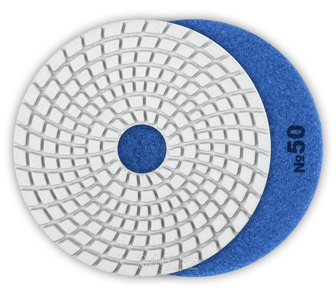 Алмазный гибкий шлифовальный круг ЗУБР 125мм №50 (Черепашка) для мокрого шлифования