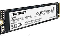 Накопитель SSD Patriot P300 M2 2280 PCIe 1TB P300P1TBM28