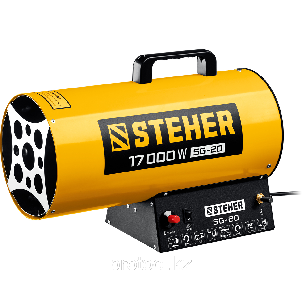 Газовая тепловая пушка STEHER, 17 кВт - фото 6 - id-p109005307
