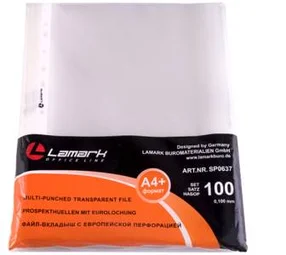 Файл-вкл. Премиум повыш. вместимости А4+0,100мм 100шт/упакv