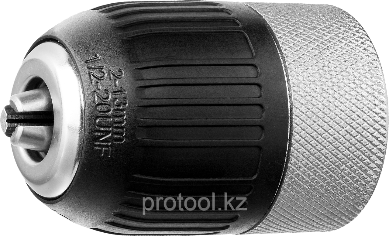 Патрон STAYER "PROFESSIONAL" быстрозажимной, 10 мм, с фиксатором зажима сверла, для дрели, комбинированный кор - фото 1 - id-p109007687