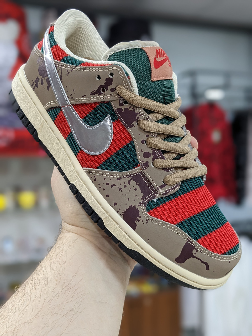 Кроссовки Nike SB Dunk Low Freddy Krueger - фото 2 - id-p109008071