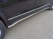 Пороги труба 60,3 мм ТСС для Volkswagen Teramont 2018-2020