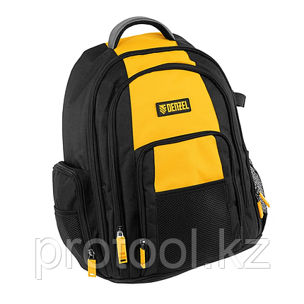 Рюкзак для инструмента, 365х190х430 мм, 3 отделения, 26 карманов// Denzel, фото 2