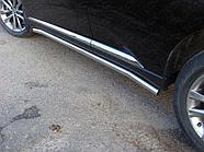 Пороги труба 60,3 мм ТСС для Lexus RX 350 2012-2015 (кроме F-Sport)