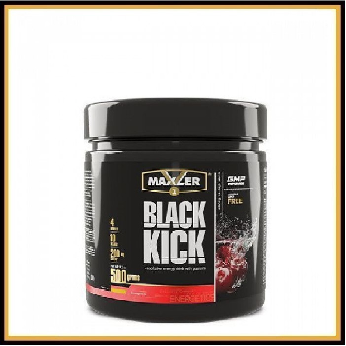 Предтренировочный комплекс Maxler Black Kick 500 г «Вишня» - фото 1 - id-p109019216