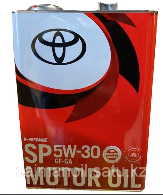 Моторное масло Toyota Motor Oil SP GF-6A 5w-30 4л - фото 2 - id-p107632347