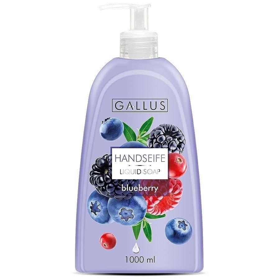 Жидкое мыло Gallus Creamy "Черничное", 1 литр - фото 1 - id-p109019535