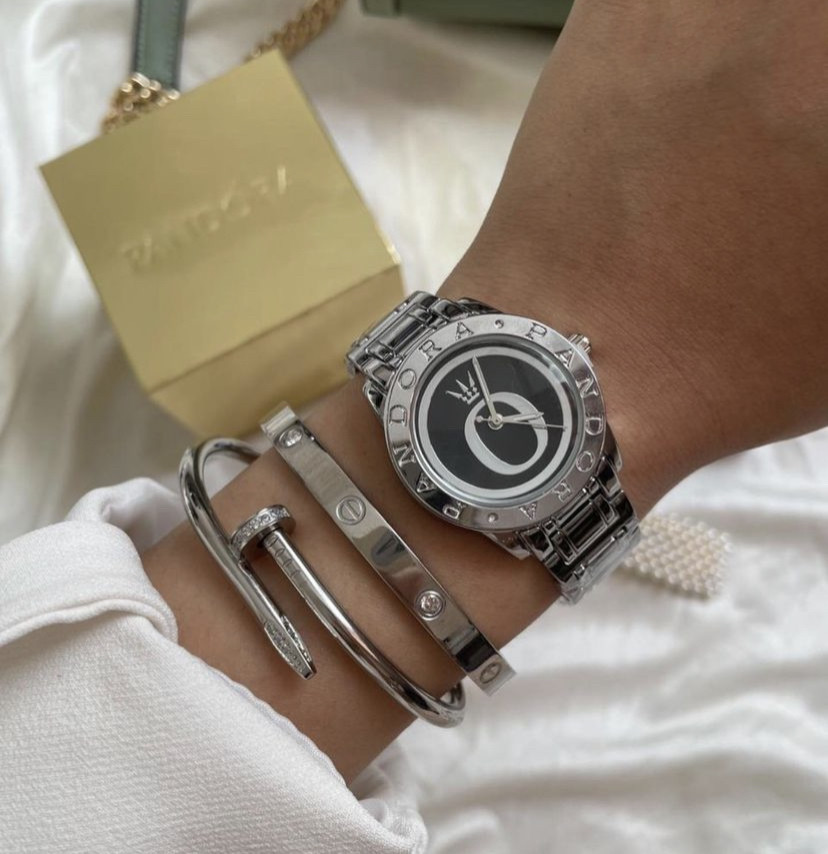 Pandora набор часы и браслеты - фото 1 - id-p103045071