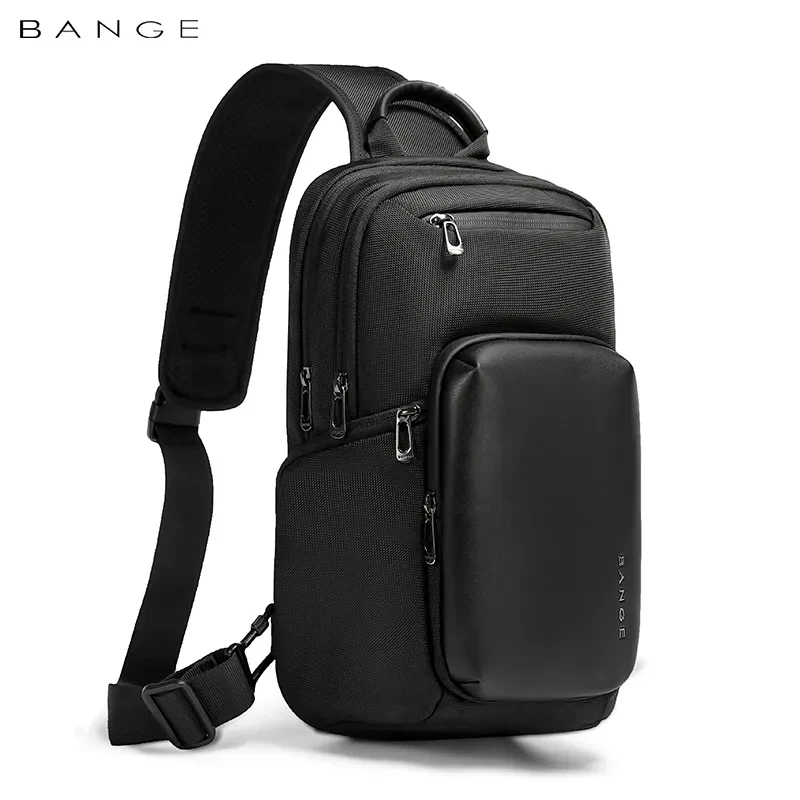 Кросс-боди сумка слинг Bange BG-7718 (черная) - фото 1 - id-p109020737