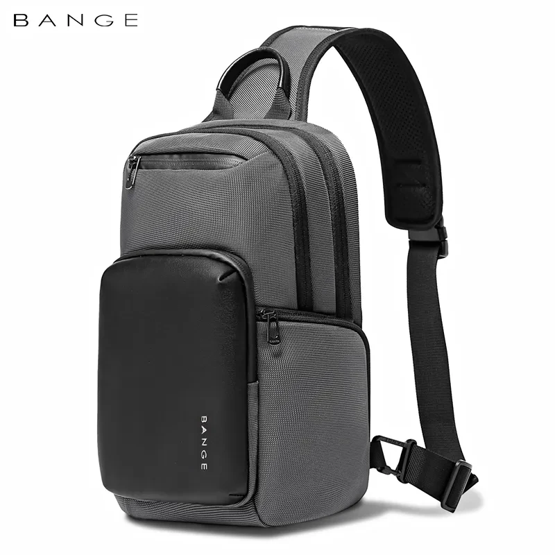 Кросс-боди сумка слинг Bange BG-7718 (серая)