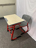 Одноместная парта со стулом для ученика начального класса, фото 2