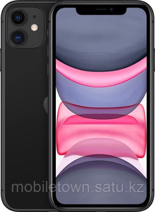 Смартфон Apple iPhone 11 128Gb Slim Box черный - фото 1 - id-p109025457