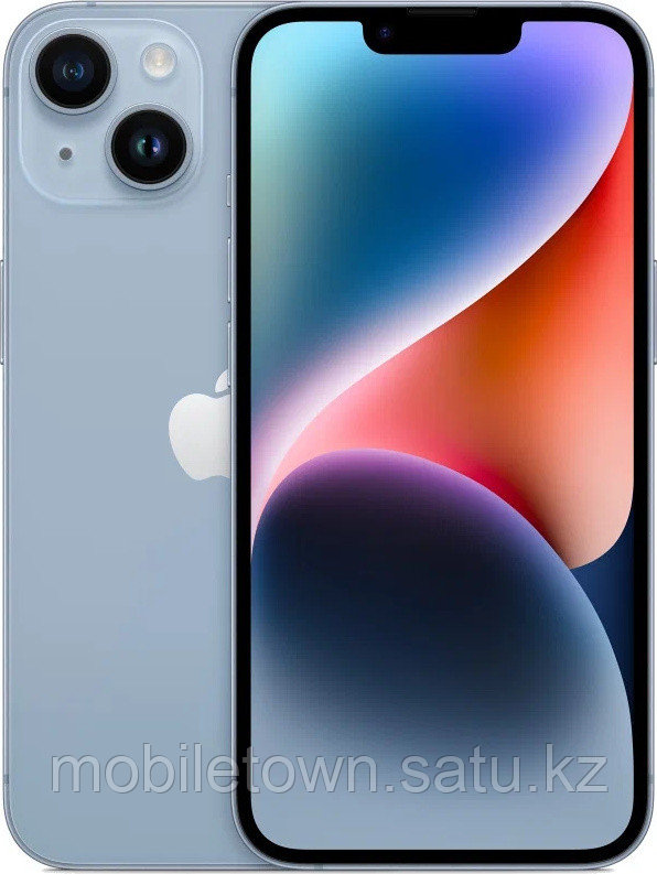 Смартфон Apple iPhone 14 128Gb голубой - фото 1 - id-p109025482