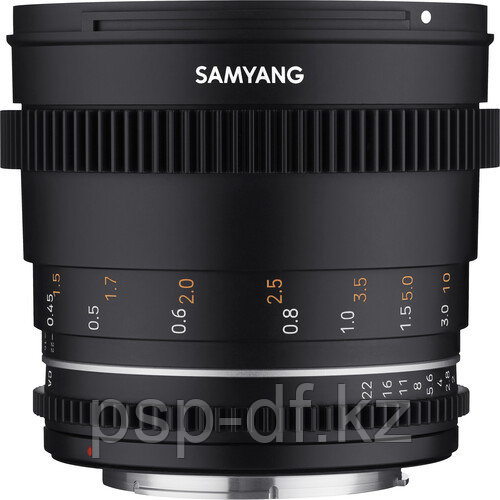 Объектив Samyang 50mm T1.5 VDSLR MK2 Canon EF - фото 1 - id-p30628883
