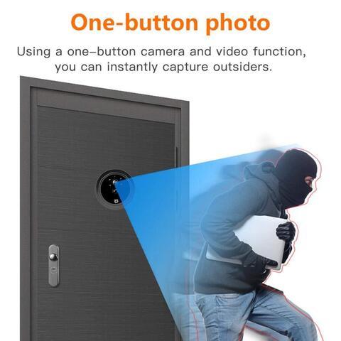 Дверной "умный" видеоглазок-звонок с фото-видеозаписью Xummy Q10 [4.3" TFT, microSD, детектор движения] - фото 5 - id-p109026778
