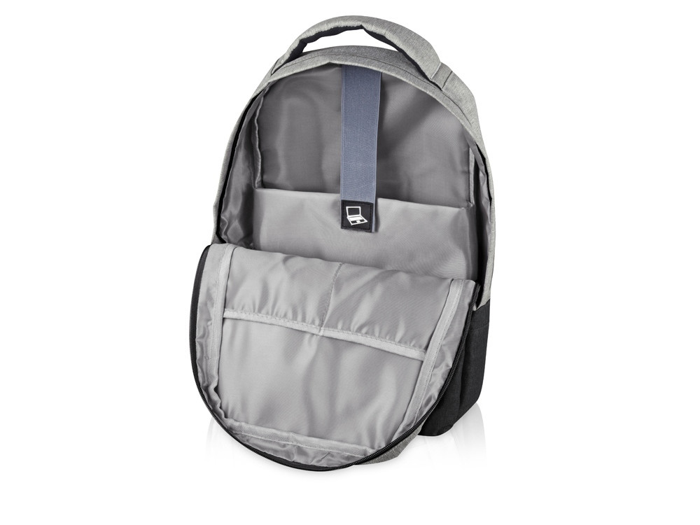Рюкзак Fiji с отделением для ноутбука, серый/темно-серый (Cool gray 7C/432C) - фото 3 - id-p109027278