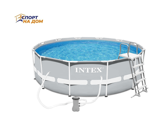 Бассейн Intex 26718 (366*122 см) вместимость воды до 10685 литров, фото 2