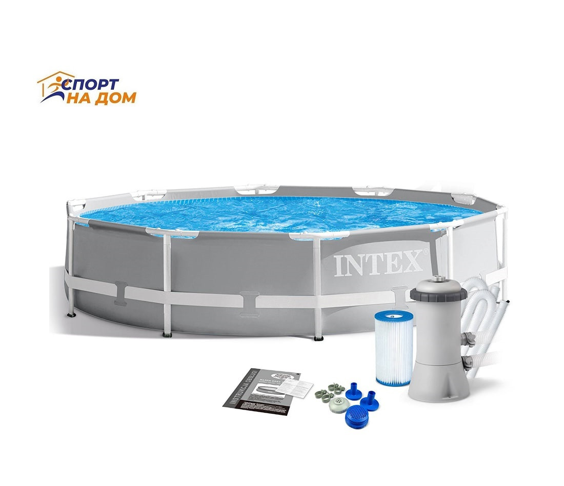 Круглый каркасный бассейн Intex 26712 (366*76 см) на 6503 литров