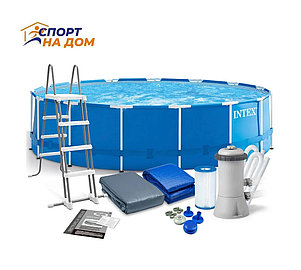 Бассейн каркасный Intex 28242 (457*122 см) на 16805 литров, фото 1