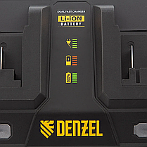 Устройство зарядное для аккумуляторов IBC-18-3.0-2, Li-Ion, 18В, 3,0 А, для двух батарей // Denzel, фото 3