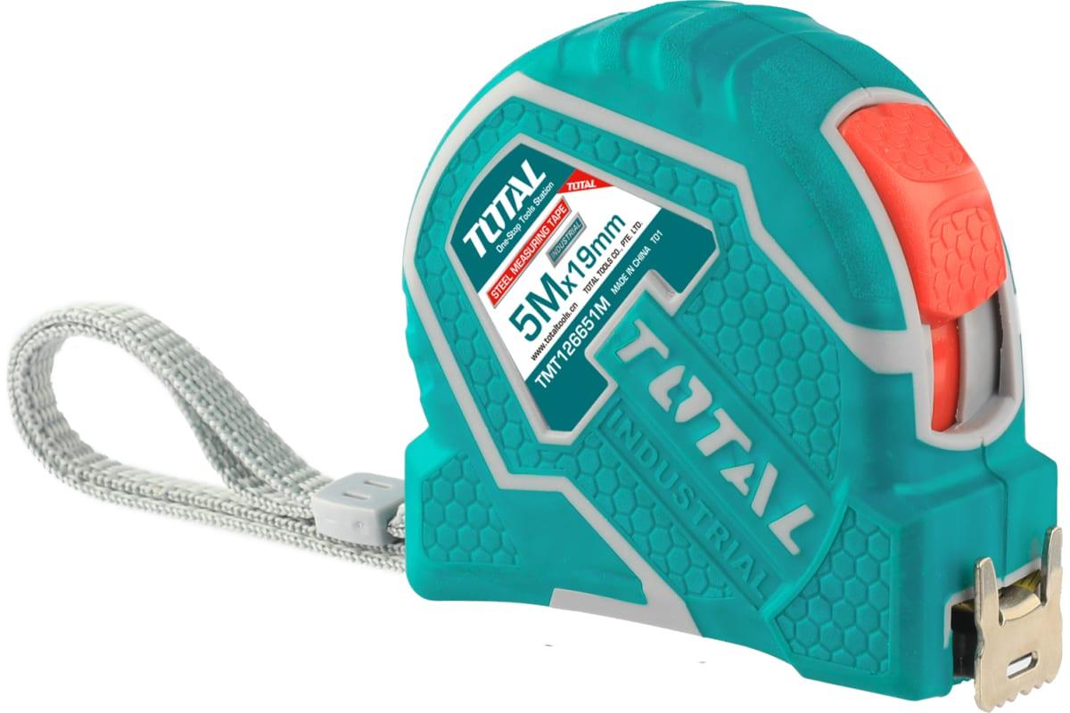 Рулетка измерительная с автостопом 5м-19мм. TMT126651M