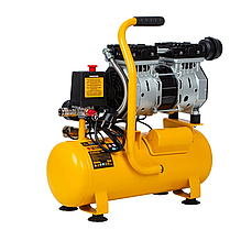 Компрессор DLS650/10 безмаслянный малошумный 650 Вт, 120 л/мин,ресивер 10 л// Denzel, фото 4