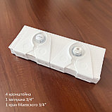 Радиатор 2x-трубчатый дизайнерский Unilux, 50см, 16 секций, 8 м², белый глянец, фото 8