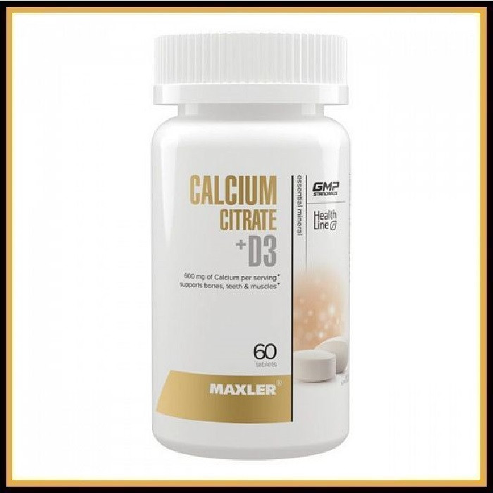 Витаминно-минеральный комплекс - Maxler Calcium Citrate+D3 60 таблеток