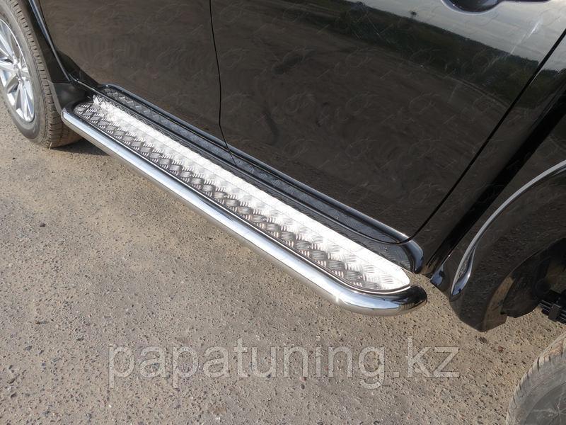 Пороги с площадкой 60,3 мм ТСС для Fiat Fullback 2016-, фото 1